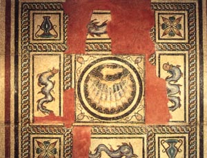 Mosaique des Chaniats (musee d'Avallon)